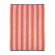 Tranquillo Keukenhanddoek Terry Stripes Roze Stijlvolle keukenhanddoek gemaakt van biologisch Terry katoen
